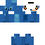 Blue skin: raw texture render