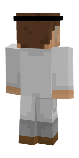 Brown skin: body, back render