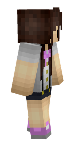 Brown skin: body, right side render