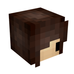 Brown skin: head render