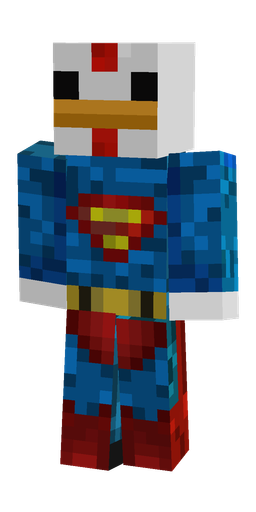 Blue skin: body, front render