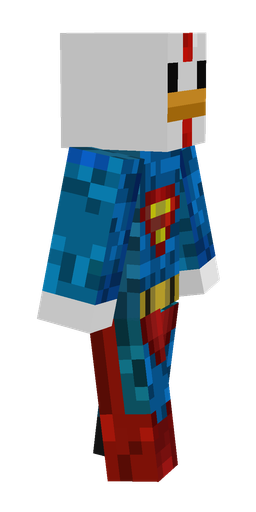 Blue skin: body, right side render