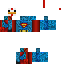 Blue skin: raw texture render