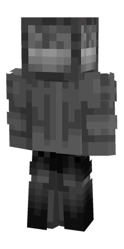 Black skin: body, back render