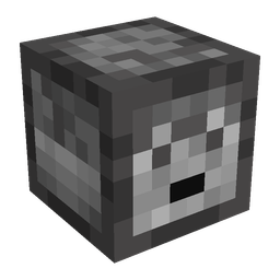 Black skin: head render