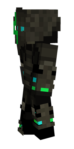 Black skin: body, left side render