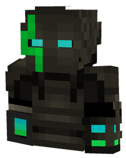Black skin: bust render