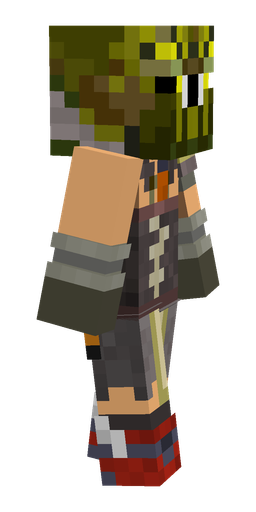 Black skin: body, right side render