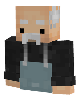 Black skin: bust render