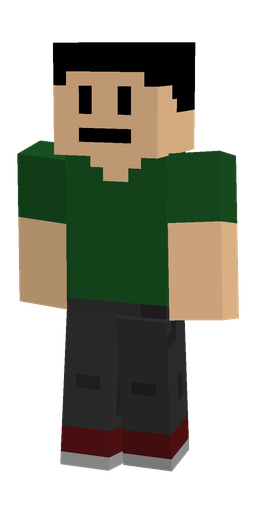 Black skin: body, front render