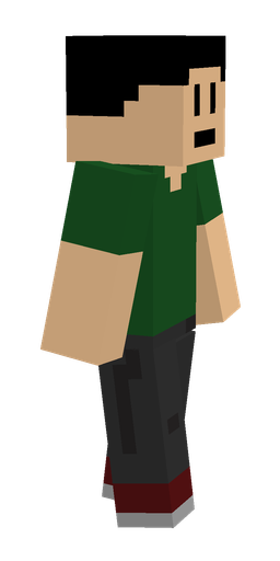 Black skin: body, right side render