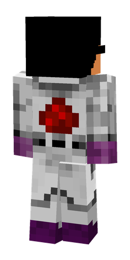 Black skin: body, back render