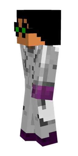 Black skin: body, left side render