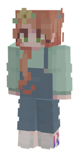 Blue skin: body, front render