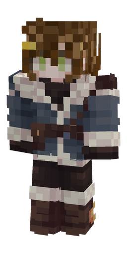 Brown skin: body, front render