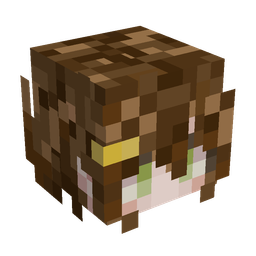 Brown skin: head render