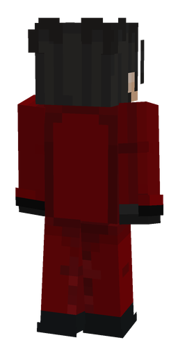 Black skin: body, back render