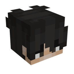 Black skin: head render