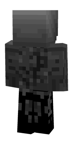 Black skin: body, back render