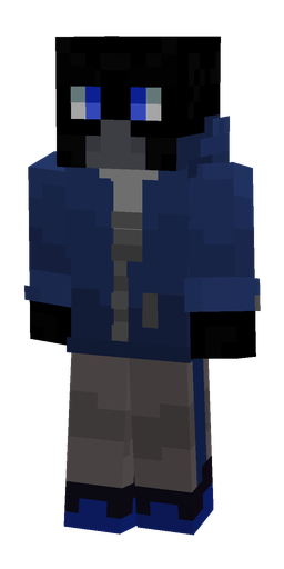 Black skin: body, front render