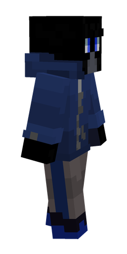 Black skin: body, right side render