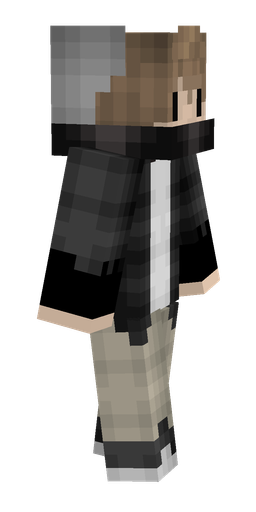 Black skin: body, right side render