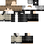 Black skin: raw texture render