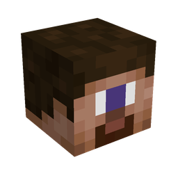 Black skin: head render