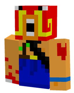 Blue skin: bust render