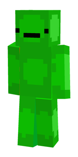 Green skin: body, front render