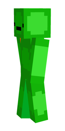 Green skin: body, left side render
