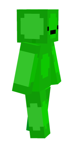 Green skin: body, right side render