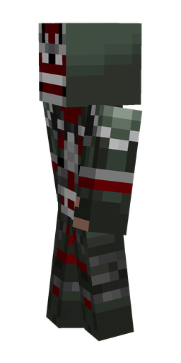 Black skin: body, left side render