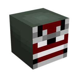 Black skin: head render