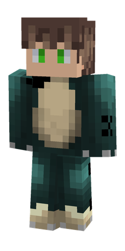 Blue skin: body, front render