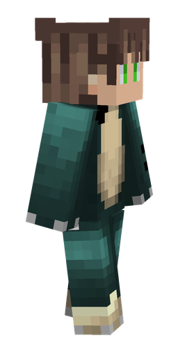 Blue skin: body, right side render