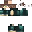 Blue skin: raw texture render