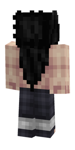 Black skin: body, back render