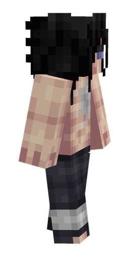 Black skin: body, right side render