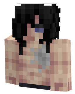 Black skin: bust render