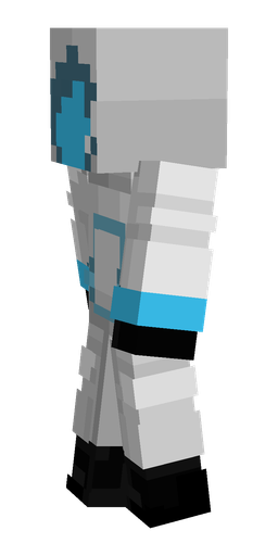 Black skin: body, left side render