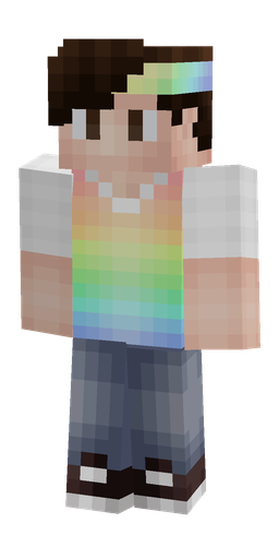 Blue skin: body, front render
