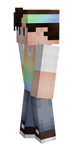 Blue skin: body, left side render