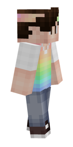 Blue skin: body, right side render