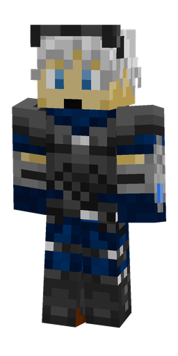 Black skin: body, front render