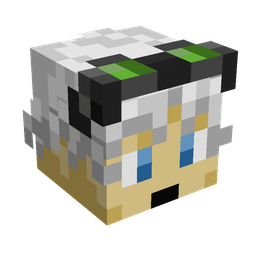 Black skin: head render