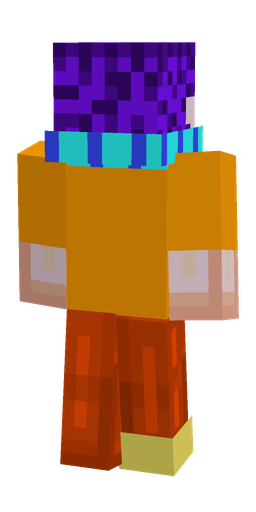 Brown skin: body, back render
