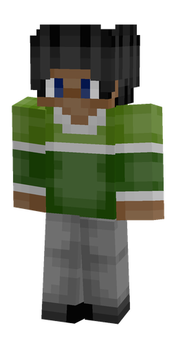 Black skin: body, front render