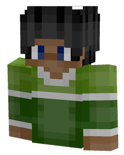 Black skin: bust render
