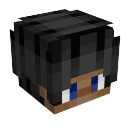 Black skin: head render